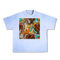 Grape Ice thanksgiving turkey seamless pattern Urban Heavy Tee - BundleAndBundleShop