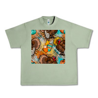 Oil Green thanksgiving turkey seamless pattern Urban Heavy Tee - BundleAndBundleShop