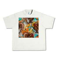 Pistachio thanksgiving turkey seamless pattern Urban Heavy Tee - BundleAndBundleShop