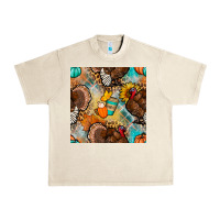 Sandshell thanksgiving turkey seamless pattern Urban Heavy Tee - BundleAndBundleShop