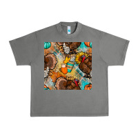 Tornado thanksgiving turkey seamless pattern Urban Heavy Tee - BundleAndBundleShop