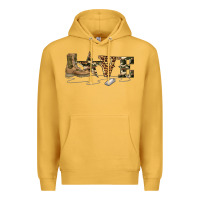 Mustard camouflage military boots love Premium Hoodie - Artiststas