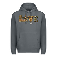 Rock camouflage military boots love Premium Hoodie - Artiststas
