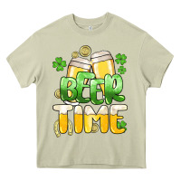 Mossy St.Patrick's Beer time Heavy Core Tee - HowdyJamesFarm