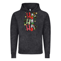 Vintage Black ho ho ho pharmacy Vintage Hoodie - CowhideDigitalArt