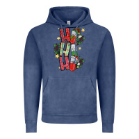 Vintage Denim ho ho ho pharmacy Vintage Hoodie - CowhideDigitalArt