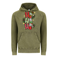 Vintage Olive ho ho ho pharmacy Vintage Hoodie - CowhideDigitalArt