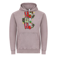 Vintage Zinc ho ho ho pharmacy Vintage Hoodie - CowhideDigitalArt
