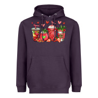 Plum strawberry coffee cups Heavyweight Hoodie - Jasminsmagicworld