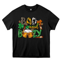 Black Bad and boozy St. Patrick's Day Heavy Core Tee - CowGirlArtShop