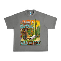 Tornado If Was A Cowgirl I'd Be Wild And Free Urban Heavy Tee - FaDigitalArtStudio