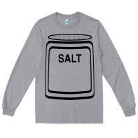 Heather Grey salt shaker halloween costume t shirt for couples t shirt Long Sleeve Tee - baoMotion