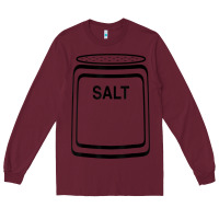 Burgundy salt shaker halloween costume t shirt for couples t shirt Long Sleeve Tee - baoMotion