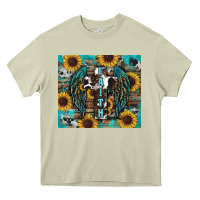 Mossy western faith sunflower's Heavy Core Tee - RanaPortraitStore