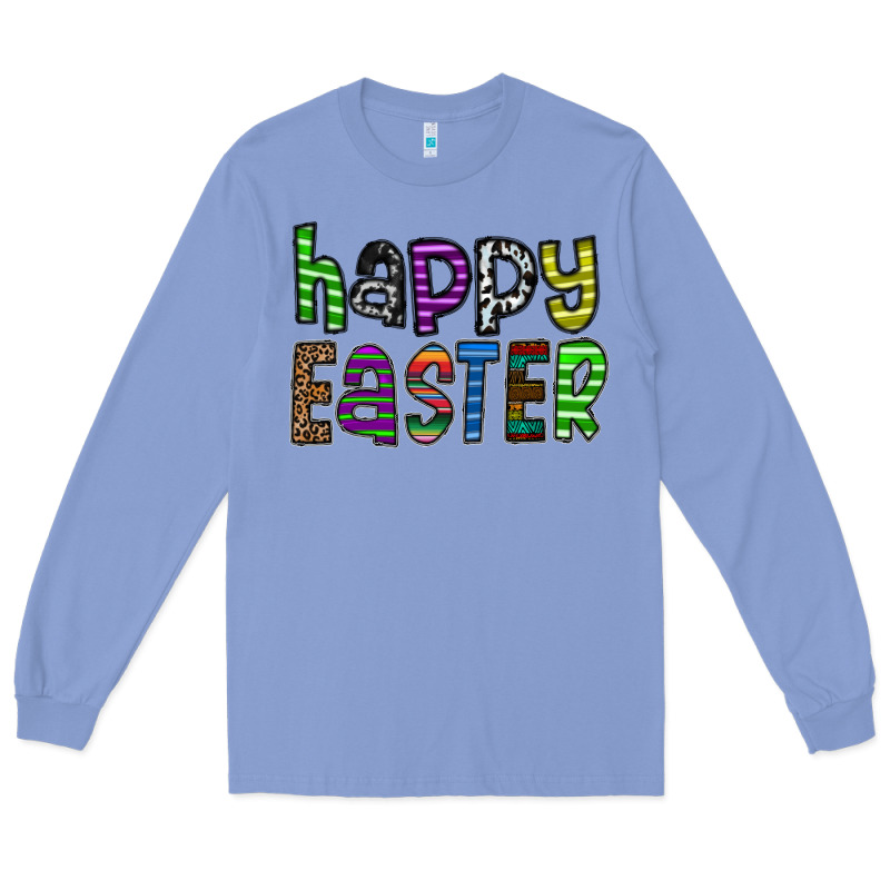 Happy Easter Long Sleeve Tee by CowhideDigitalArt | Teevron