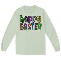 Matcha Happy Easter Long Sleeve Tee - CowhideDigitalArt