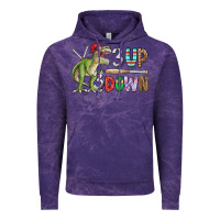 Cloud Purple 3 up 3 down rex Vintage Hoodie - CowhideDigitalArt