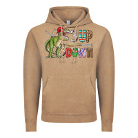 Vintage Coffee 3 up 3 down rex Vintage Hoodie - CowhideDigitalArt