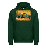 Forest Green pumpkin farm truck Urban Hoodie - Jasminsmagicworld