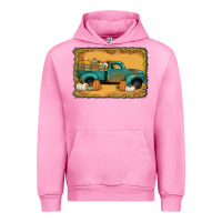 Fuchsia Pink pumpkin farm truck Urban Hoodie - Jasminsmagicworld