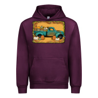 Mauve Wine pumpkin farm truck Urban Hoodie - Jasminsmagicworld