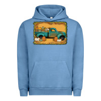Pigment Pebble Blue pumpkin farm truck Urban Hoodie - Jasminsmagicworld