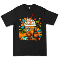 Black Thanksgiving Frappe Coffee Premium Tee - FaDigitalArtStudio