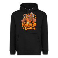Black Pumpkin queen Fall black girl sneakers Heavyweight Hoodie - RanaPortraitStore