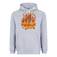 Heather Grey Pumpkin queen Fall black girl sneakers Heavyweight Hoodie - RanaPortraitStore
