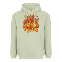 Matcha Pumpkin queen Fall black girl sneakers Heavyweight Hoodie - RanaPortraitStore