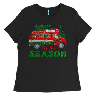Black christmas 'tis the season Ladies Tee - BundleAndBundleShop