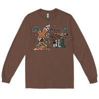 Chestnut Happy Easter Y'all Long Sleeve Tee - CowhideDigitalArt