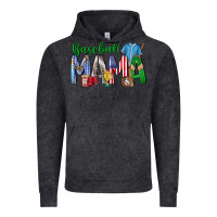 Vintage Black baseball mama Vintage Hoodie - CowhideDigitalArt