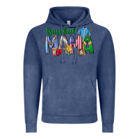 Vintage Denim baseball mama Vintage Hoodie - CowhideDigitalArt