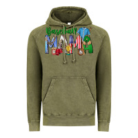Vintage Olive baseball mama Vintage Hoodie - CowhideDigitalArt
