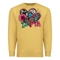 Antique Gold pta physical therapy assistant hearts Premium Sweatshirt - Jasminsmagicworld