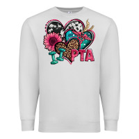 Dove Grey pta physical therapy assistant hearts Premium Sweatshirt - Jasminsmagicworld