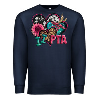 Navy pta physical therapy assistant hearts Premium Sweatshirt - Jasminsmagicworld