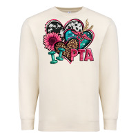 Sandshell pta physical therapy assistant hearts Premium Sweatshirt - Jasminsmagicworld