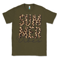 Army Green summer vibes leopard Classic Tee - CowCowDesign