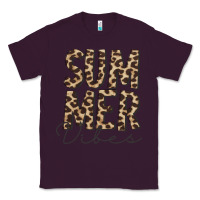Plum summer vibes leopard Classic Tee - CowCowDesign