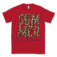 Red summer vibes leopard Classic Tee - CowCowDesign