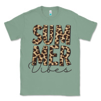 Sage summer vibes leopard Classic Tee - CowCowDesign