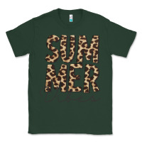 Sports Green summer vibes leopard Classic Tee - CowCowDesign