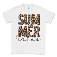 White summer vibes leopard Classic Tee - CowCowDesign
