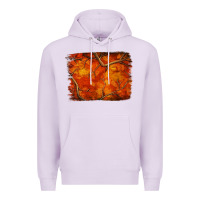 Lilac orange hunter camouflage pattern brushstroke Premium Hoodie - Jasminsmagicworld