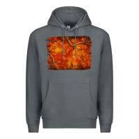 Rock orange hunter camouflage pattern brushstroke Premium Hoodie - Jasminsmagicworld