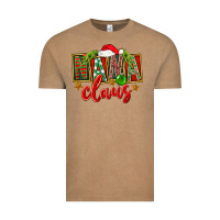 Vintage Coffee christmas nana claus Vintage Tee - FaDigitalArtStudio