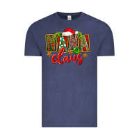 Vintage Denim christmas nana claus Vintage Tee - FaDigitalArtStudio