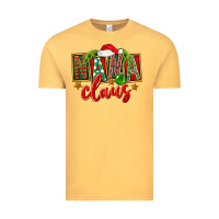Vintage Mustard christmas nana claus Vintage Tee - FaDigitalArtStudio